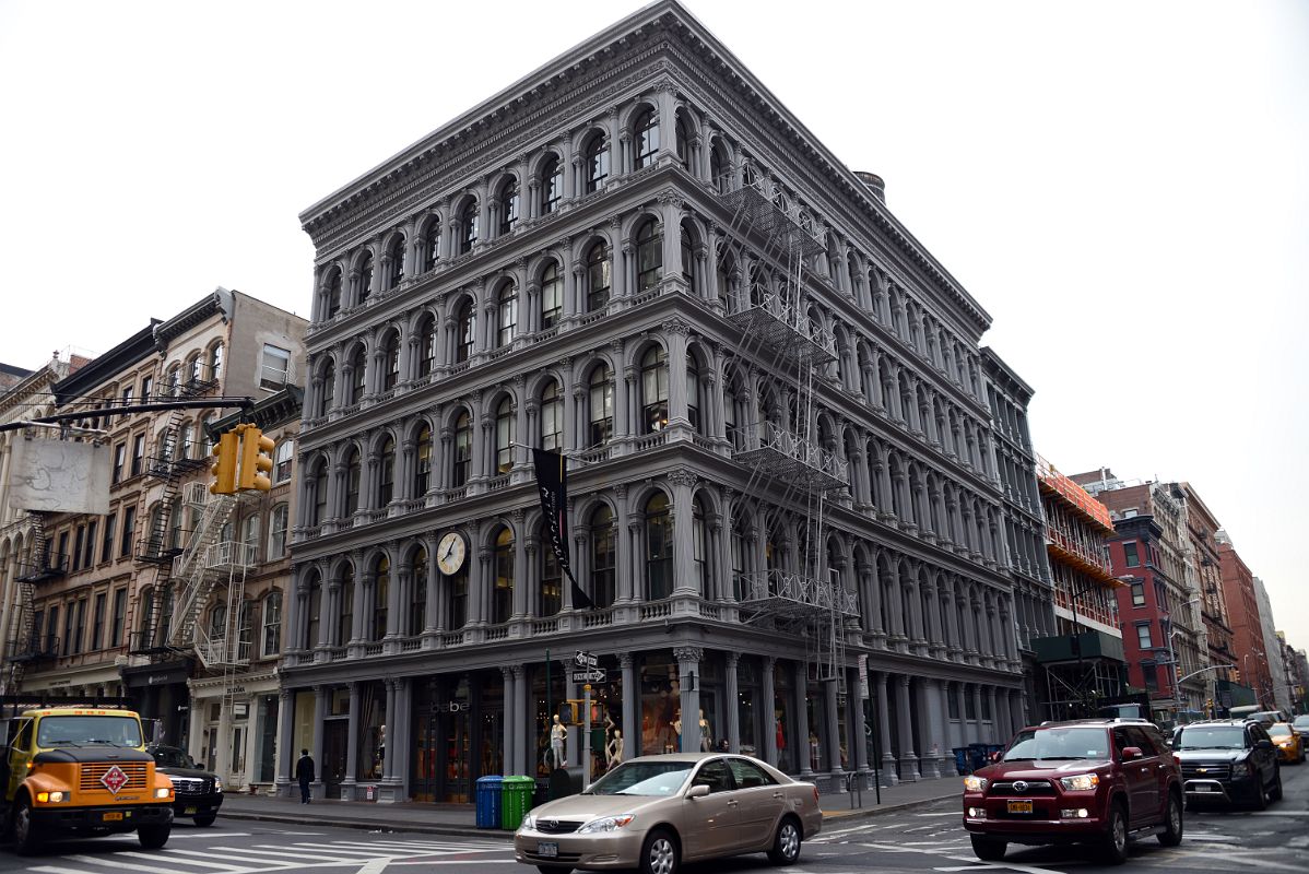 06-1 E V Haughwout Building Built in 1857 To A Design By John P Gaynor With Cast-iron Facades At 488 Broadway And Broome Street In SoHo New York City